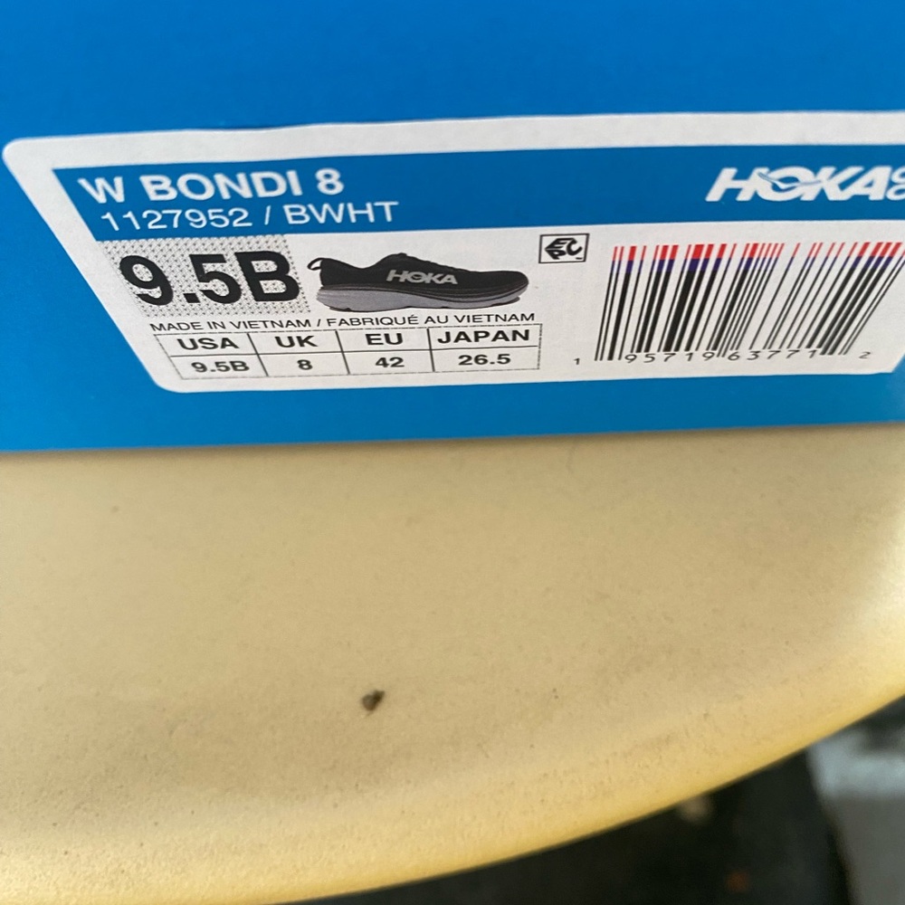 Hoka Bondi 8 Black Sneakers